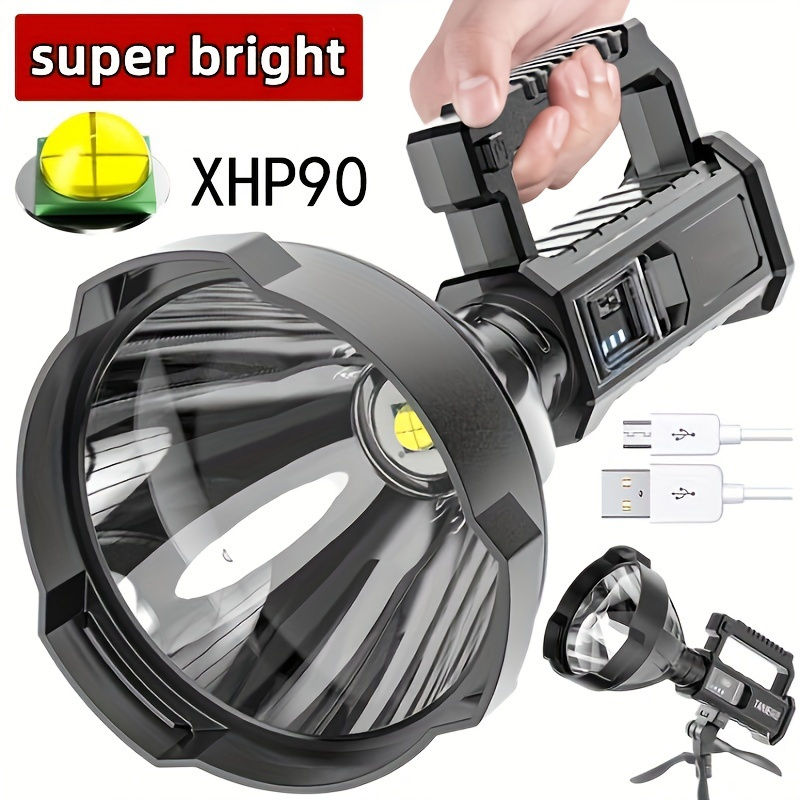 

P90/ P50 Multifunctional Led - Portable Energy Saving Security Light - Rechargeable Long Range Flashlight For Outdoor Camping And Home Decorative Lighting