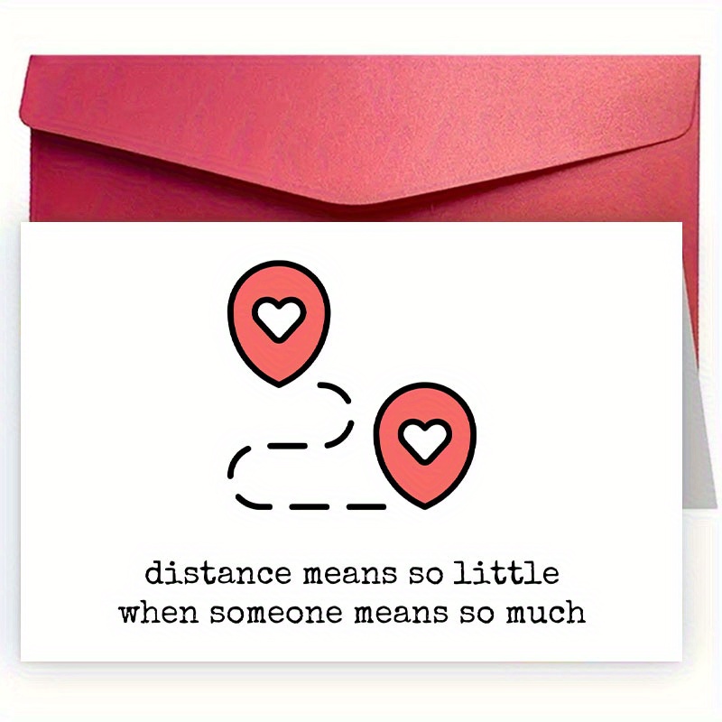 

Funny & 'miss You' Greeting Card With Envelope (4.7"x7") - Boyfriend, Girlfriend, Best Friend, Family, Or Colleague - Express And