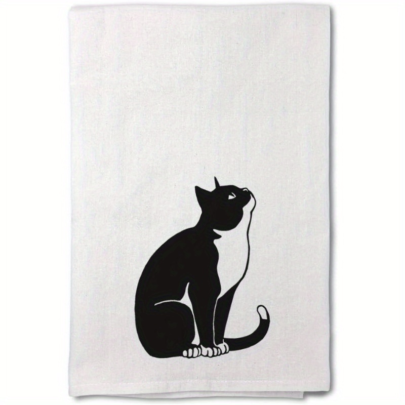 

- Cat Towel - 18x26 , , Polyester, , For Dining & Cleaning