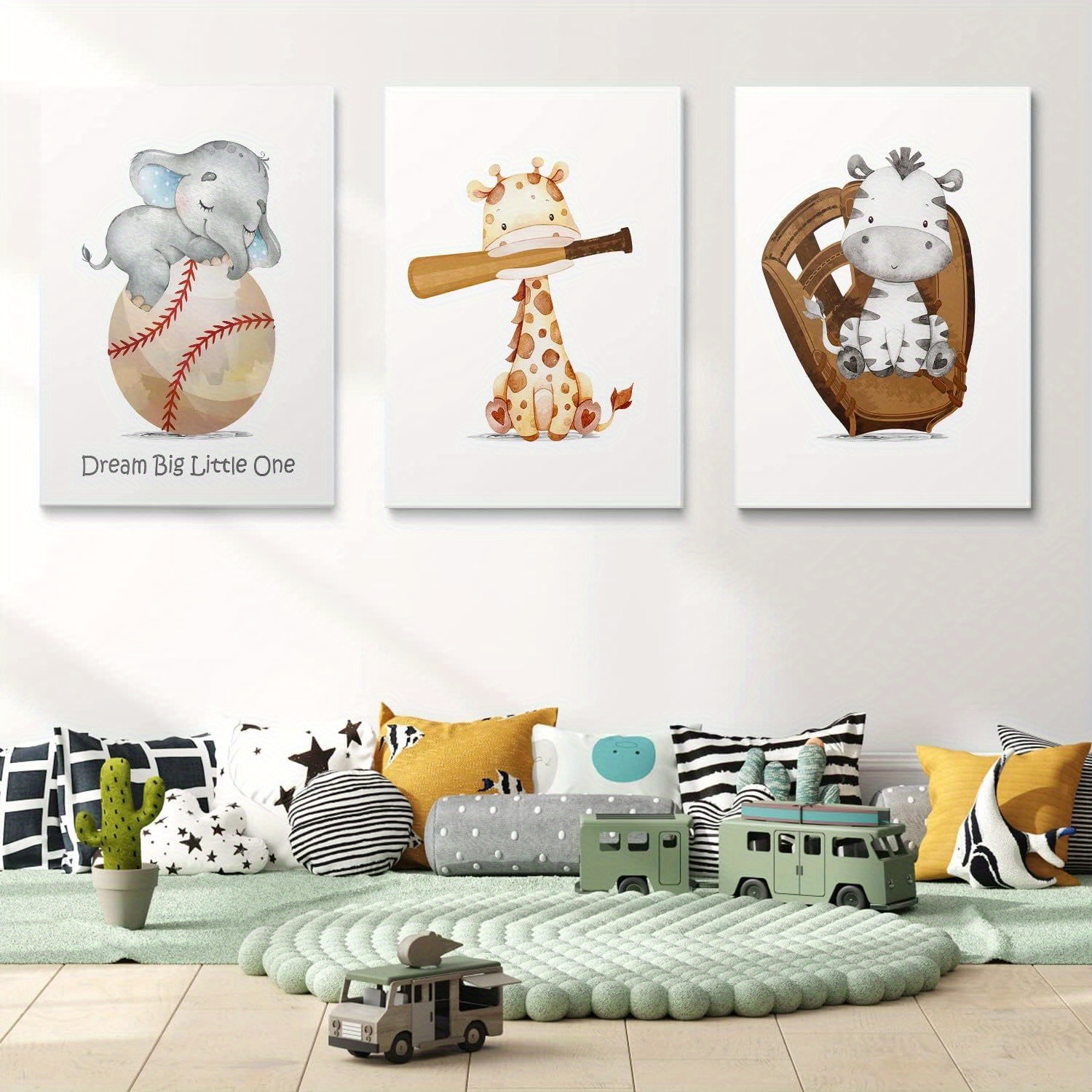 Wall Art Baby Boy Sports Themed Nursery Baseball Nursery Room