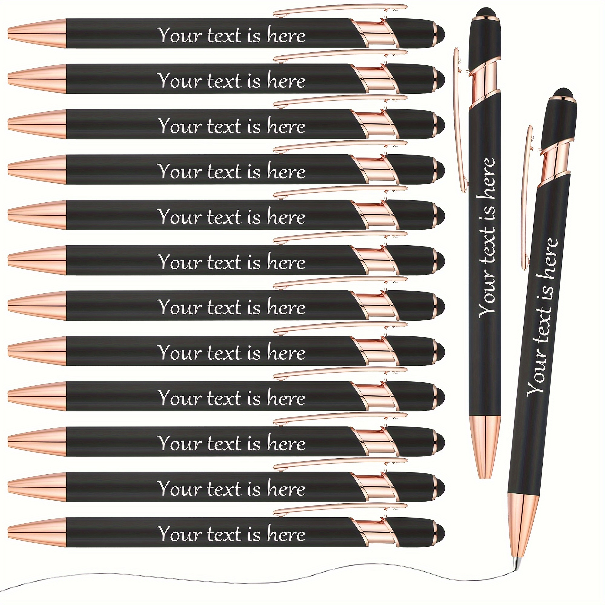 

40- Engraved Pens, Personalized Writing , - , For & , Assorted , No