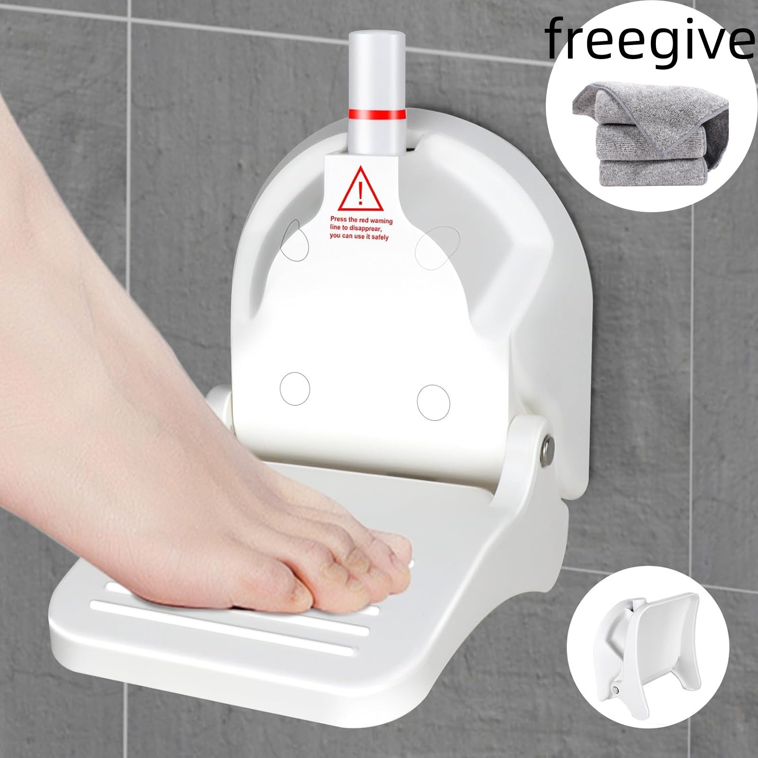 

New Bathroom Foot For Shaving , Shaving For , Suction Cup Foot