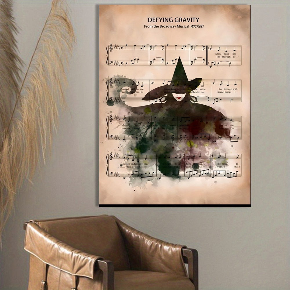 

Unique Wrapped Wooden Frame Canvas Poster, Musical Poster Art Print - Decor, Wall Art For Living Room, Bedroom, Office, Bathroom, Kitchen, Dining Room, And More