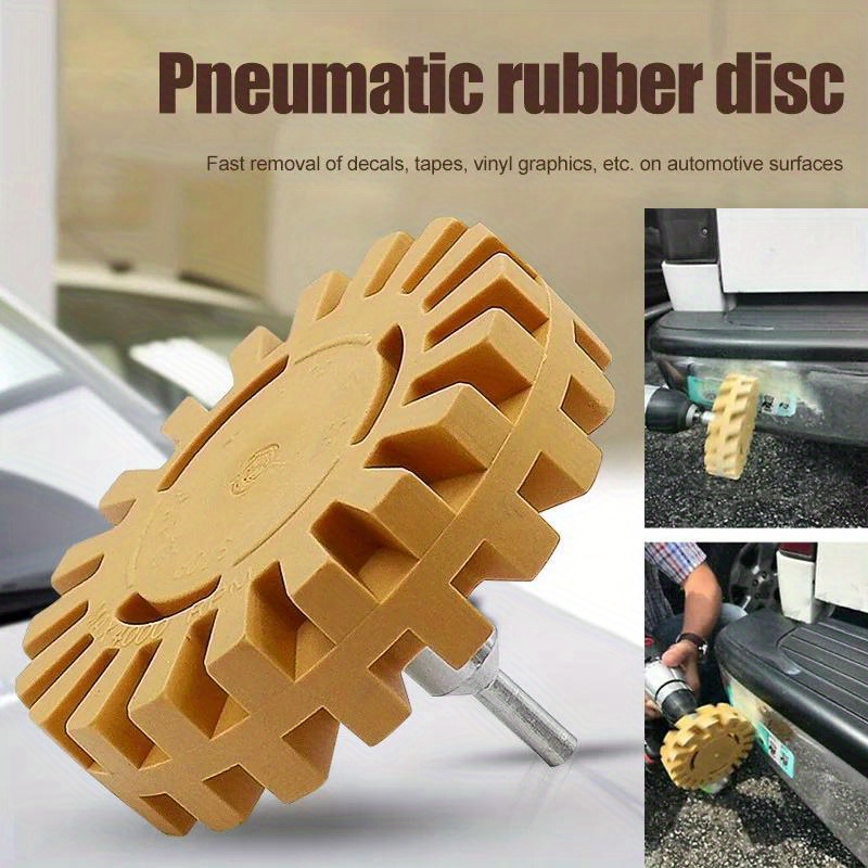 

Pneumatic Rubber Eraser , Car Sticker Remover, Synthetic Rubber , Polish Auxiliary Tool, & Fender Repair Sanding & Polishing Pad