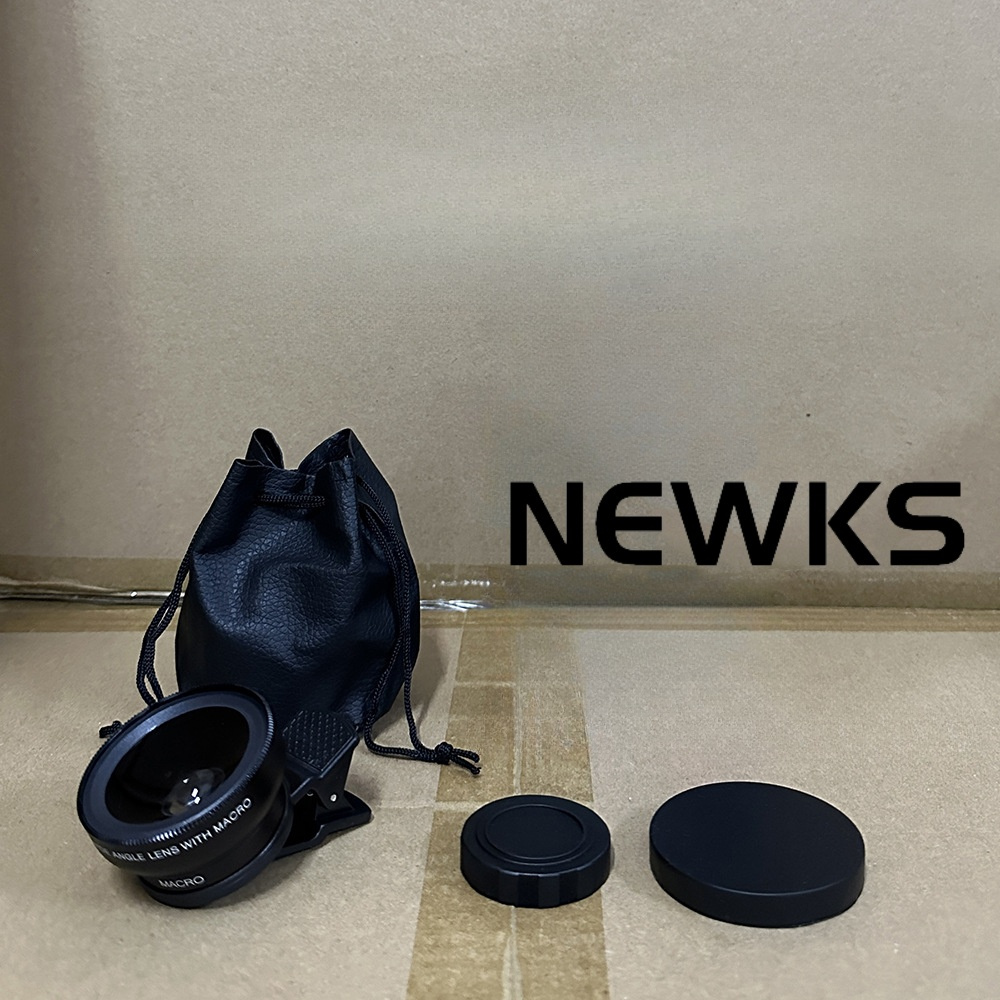 

Newks 0.45x Hd Phone Lens Kit - Wide-angle & Macro, Lightweight Design With Carry Bag For Effortless Photography