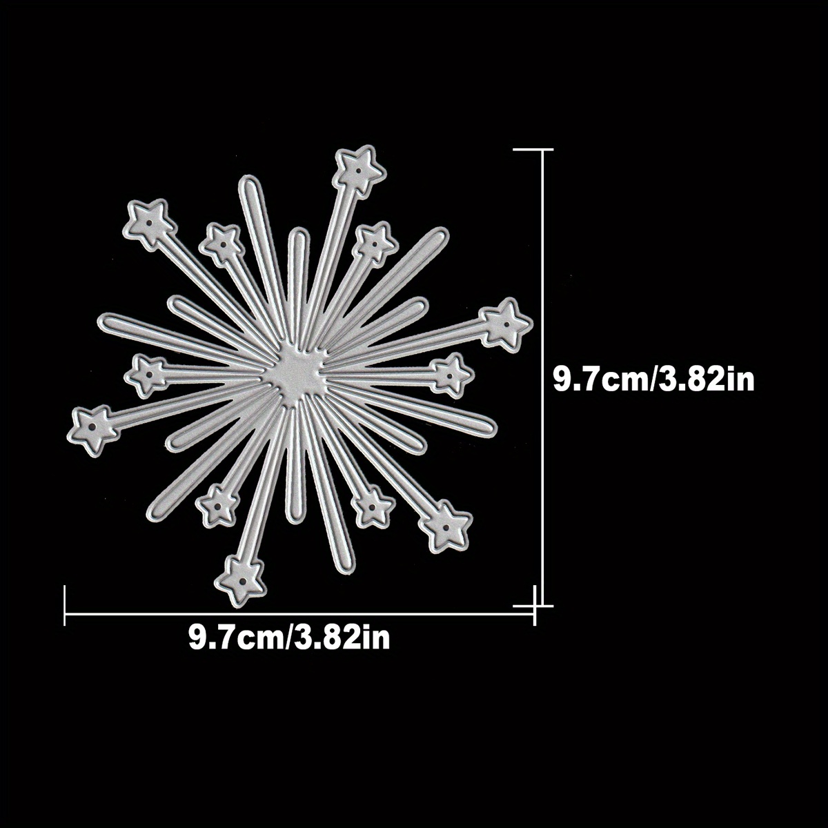 E-shop Original Niedliche Sterne Metall Stanzformen Schneidform Geburtstag Hochzeit Deko Papier Bastel Schablonen DIY Scrapbooking & Stempel Vorlagen