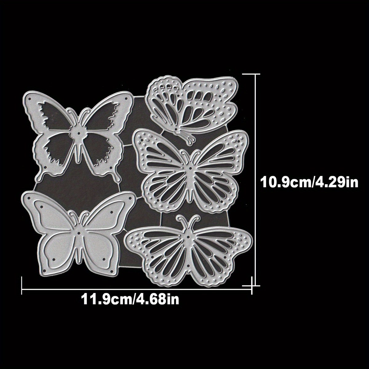 TEMU 5 Designs Of Elegant Metal Cutting Dies For Birthday And Wedding Decor, Scrapbooking, And Crafting Supplies