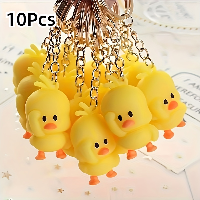 

10pcs Keychain - Pvc Pendants, Car Hanging Decorations, ,