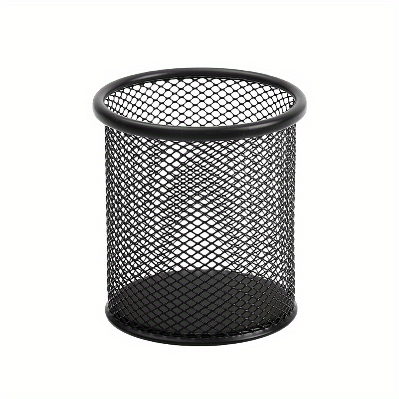 1 kos Elegantni Izrezan Organizator za Pisalno Mizo - Lahki Kovinski Držalo za Pisala & Organizator za Pisarniški Material, Dodatki za Pisalno