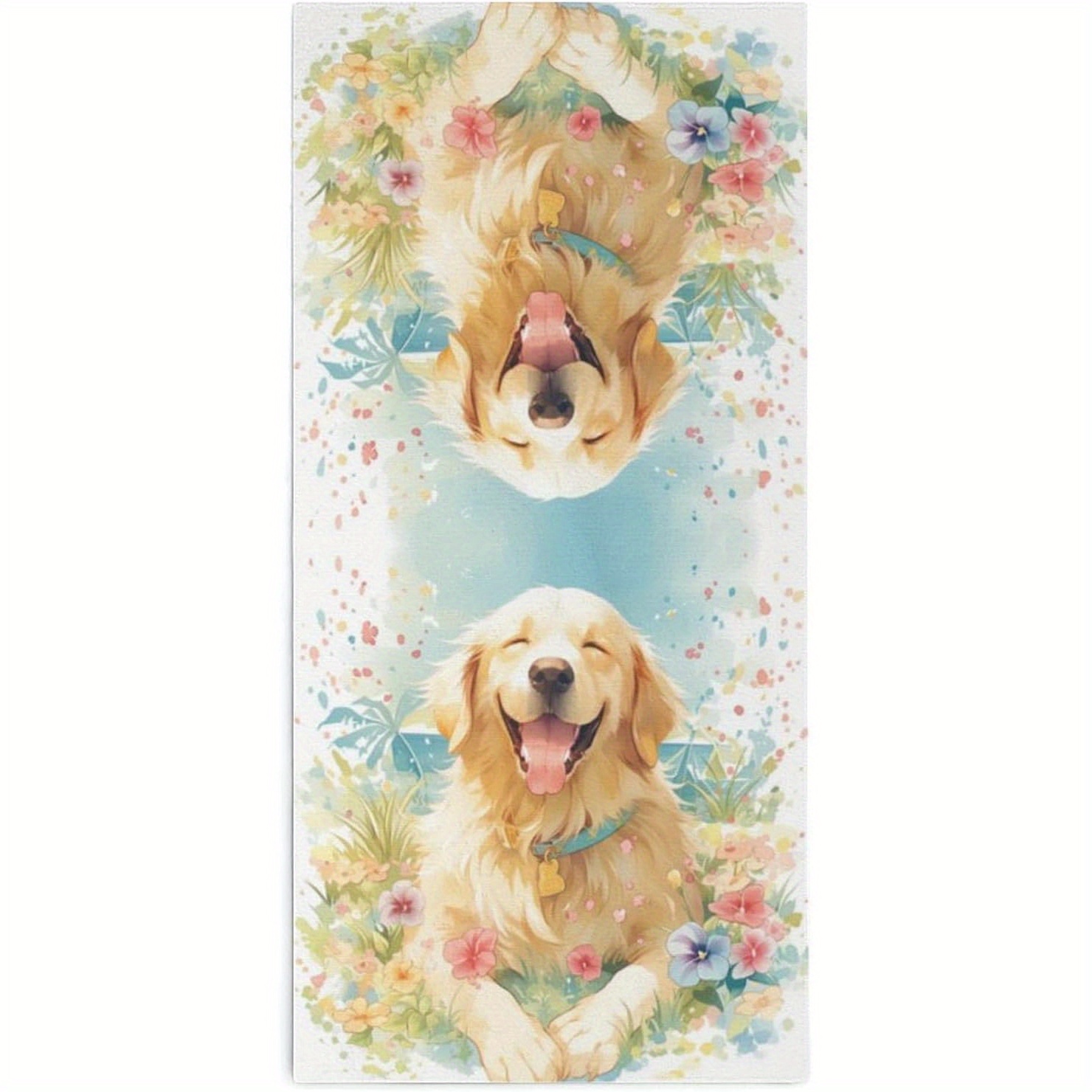 

- Dog Towel - , Polyester Dish Cloth For & Gym , 18x26