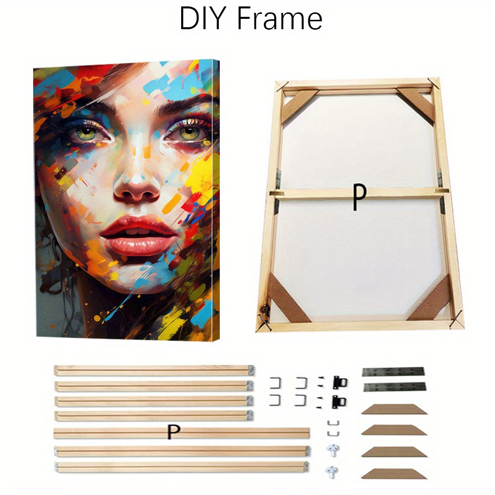 (20.32cm x 20.32cm) Square Painting Canvas store frame stretcher Painting board, oil p