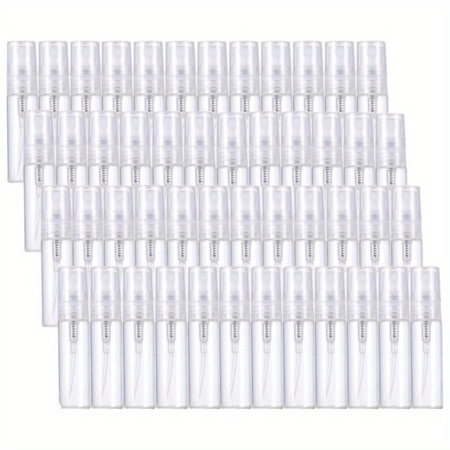 

48pcs Set - 2ml, 3ml, 5ml, 10ml Clear Atomizers For & Use - Portable, Refillable For Cleaning, Gardening, Plants,