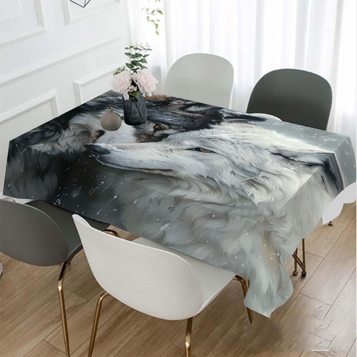 

Nappe de - Rectangulaire en -Poussière Tables à & Café, , Parfaite la Décoration de et de Salle à