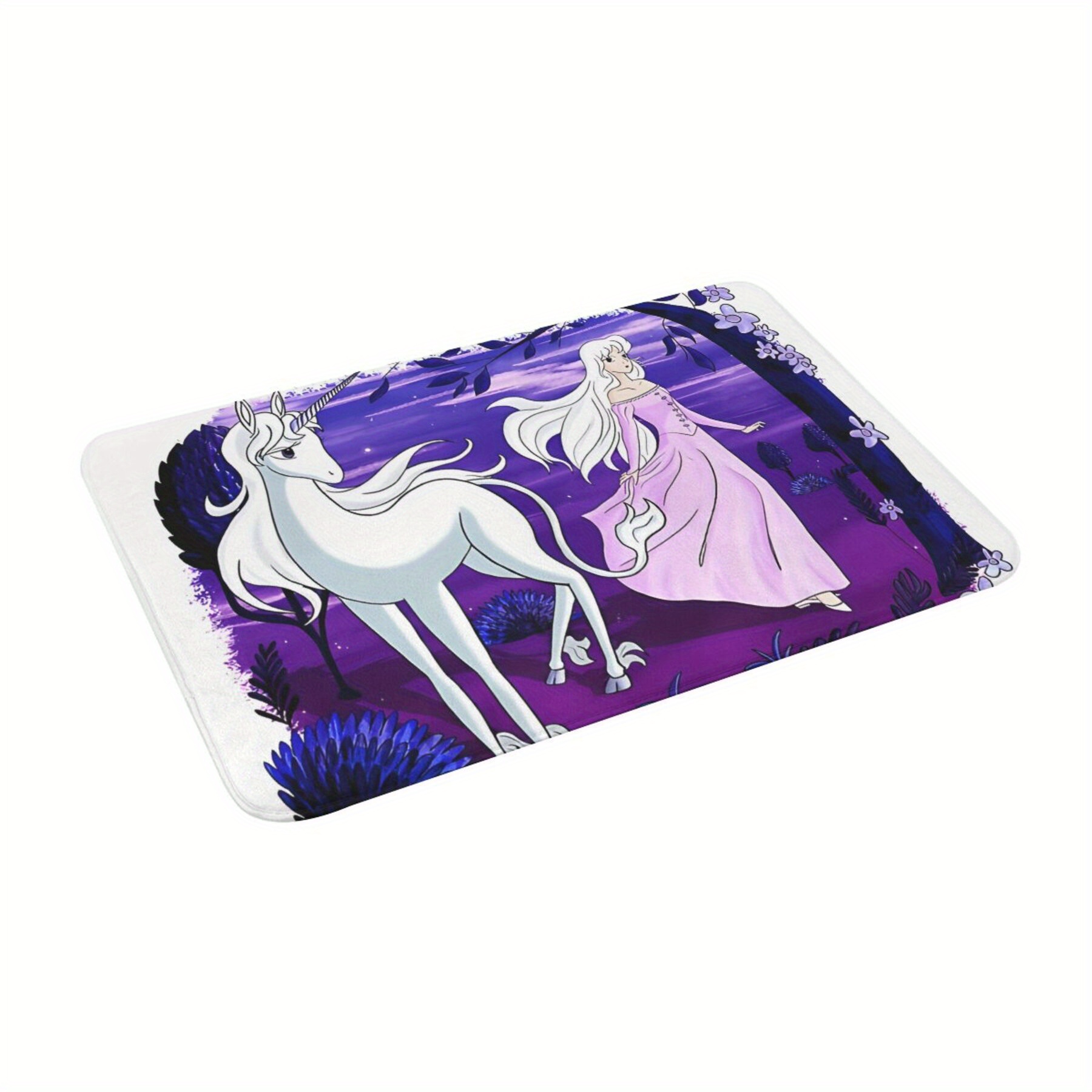 

Unicorn Lady - Non-slip, Machine Washable Doormat | Lightweight Polyester Entrance Rug For Home Decor