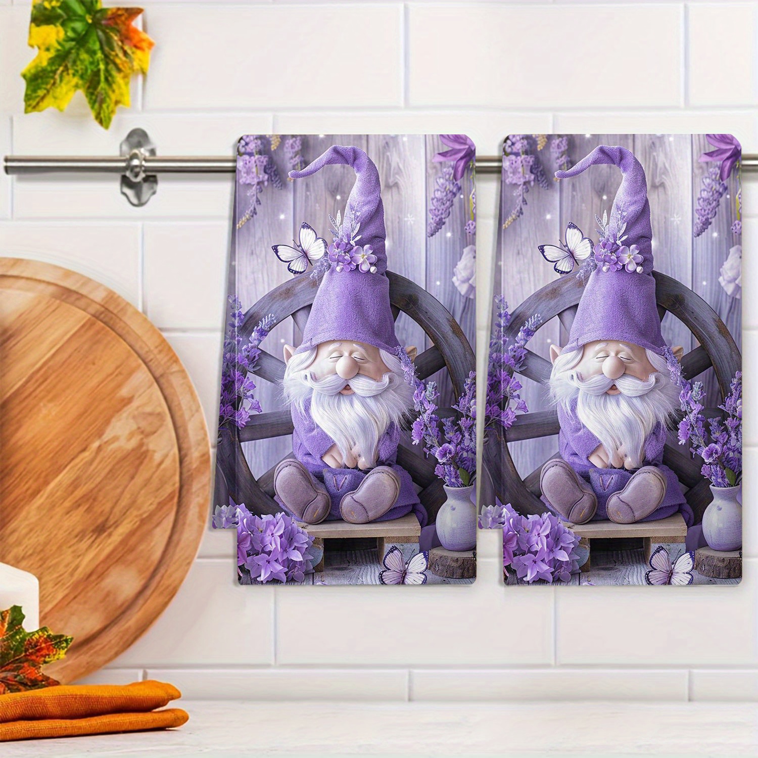 

Purple Kitchen Towel - Soft Polyester, , Cleaning & Dining Decor Kitchen Decor