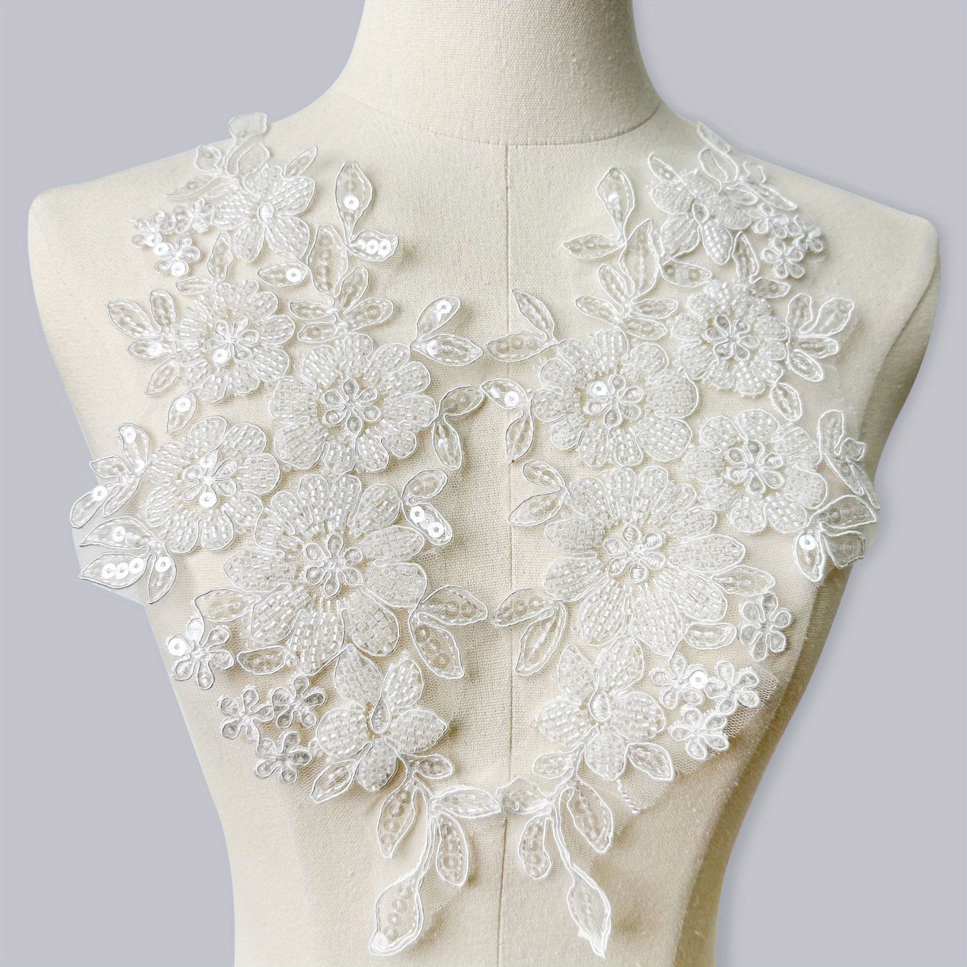 

Applique Embroidery - For Evening Gowns, Wedding Dresses &