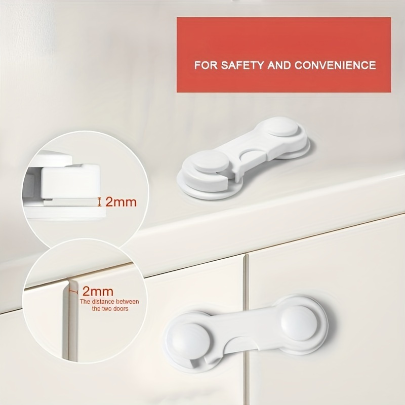 3/6pcs Safety Drawer Locks, Adjustable Safety Cabinet Locks Christmas, Thanksgiving Day Gift details 2