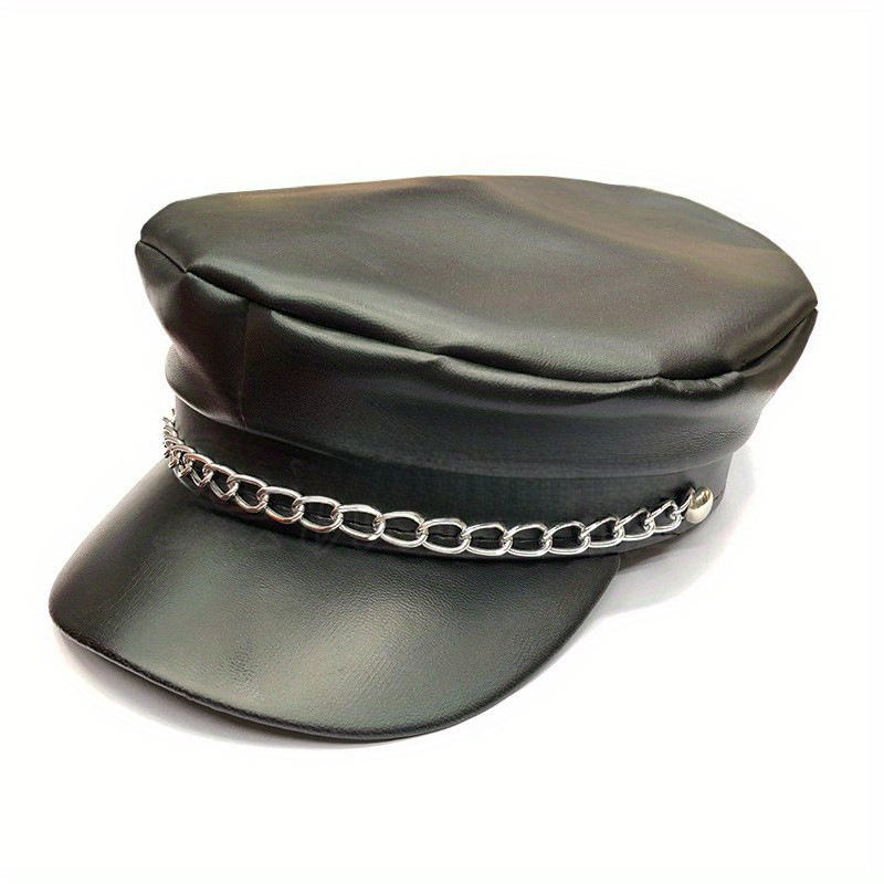 1pc Vacation Flat Top Hat | Multifunctional Black Role For Halloween, Christmas And Carnival Parties