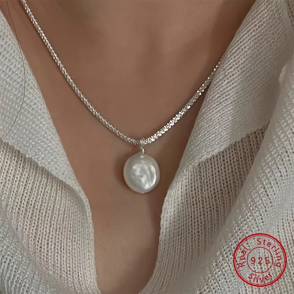 

New Elegant 925 Pure Silver Necklace, Pendant, Necklace, Ideal Gift