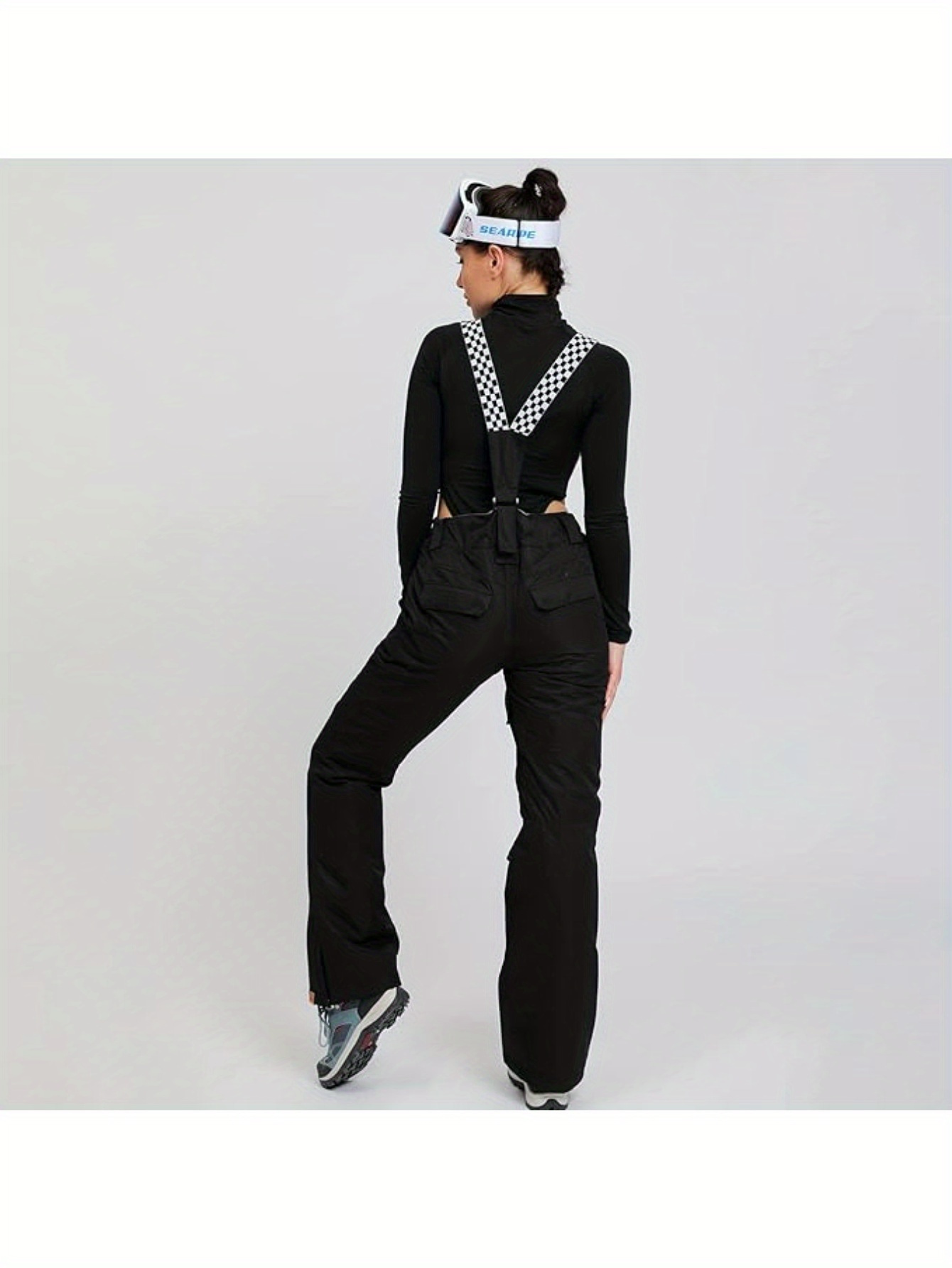 womens winter ski pants snow windproof warm comfortable pants windproof snowboard ski bib strap removable suspenders