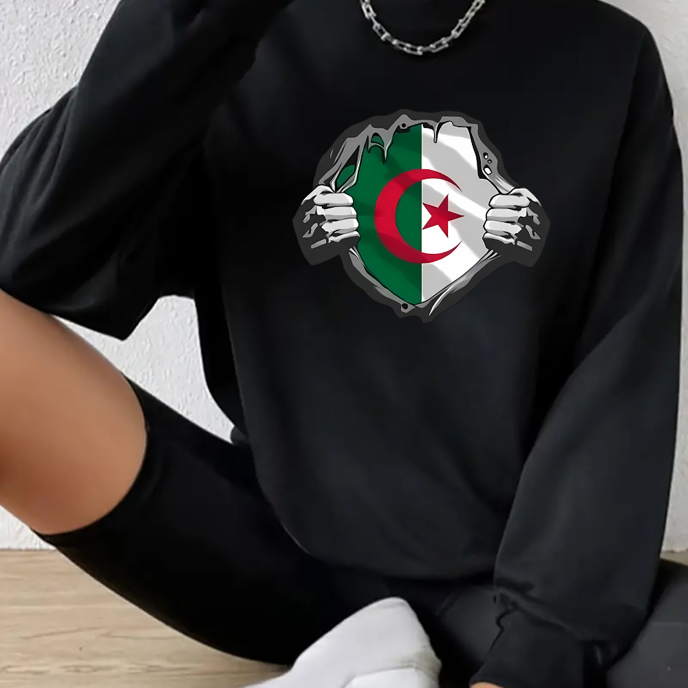 

Sweat à capuche pour femme - Détenteur de col rond casual avec tissu tricoté élastique micro, polyester 100%, sweatshirt unisexe adulte pour toutes les