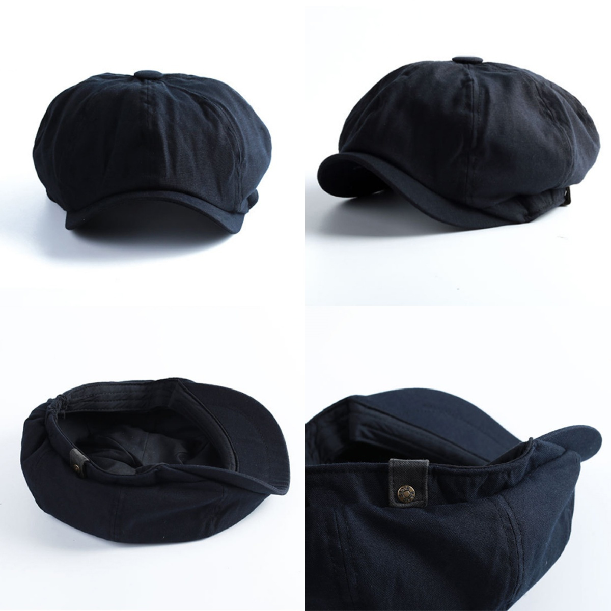 vintage british style newsboy cap for men women retro street