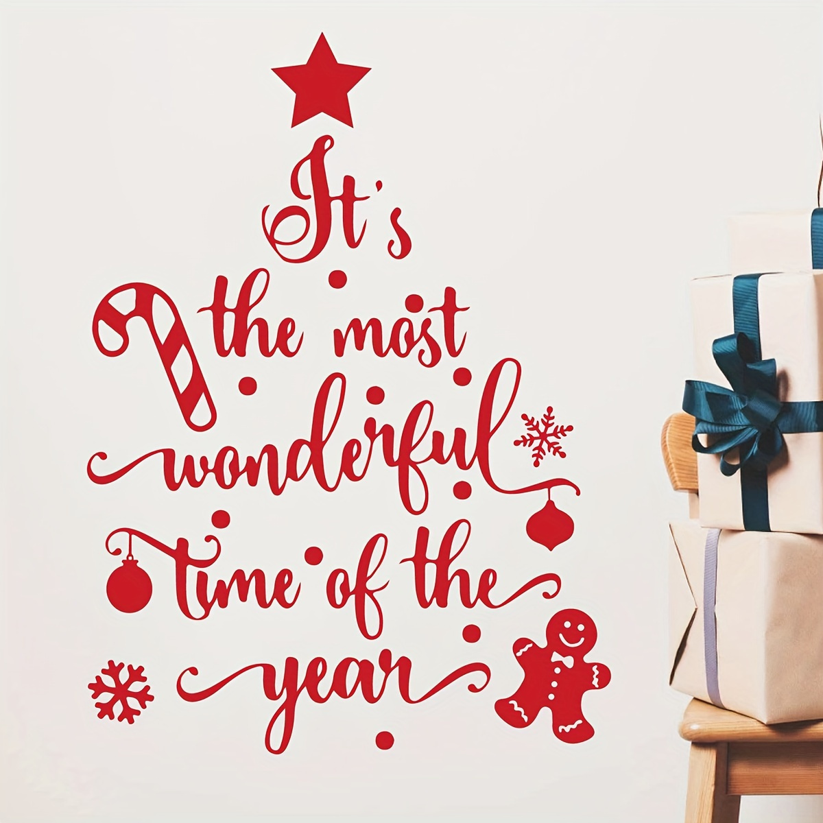 

Red Christmas Tree Pattern -adhesive , Decoration , , Decoration . The . Christmas Holiday Decorations And