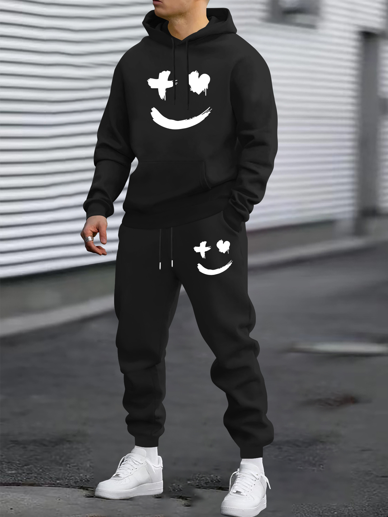 Herren Jogginganzug Sweatshirt Jogginganzug Herbst/winter