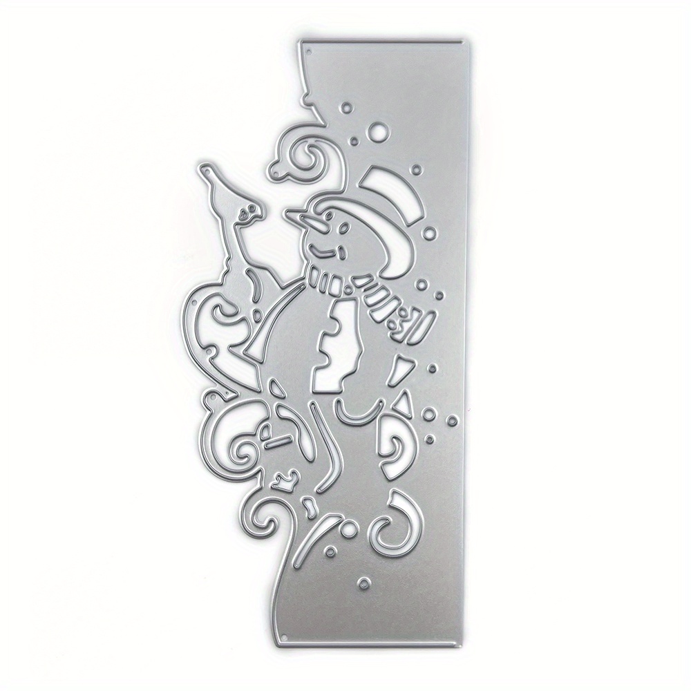 Christmas 1pc Snowman Metal Cutting Dies Stencils For Scrapbooking Embossing Craft
