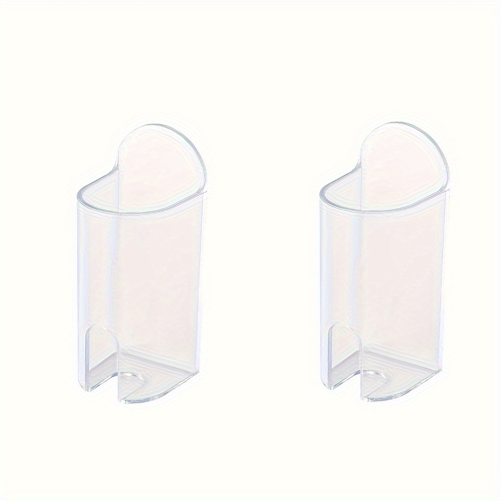 2pcs Self-adhesive Electric Toothbrush Holder - Wall-mounted Space- Bathroom Organizer, Christmas/halloween Gift Decoration