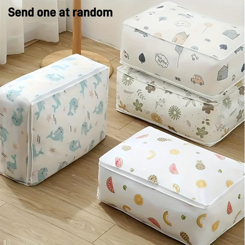 versatile waterproof storage bag for clothes bedding   contemporary rectangular design details 3