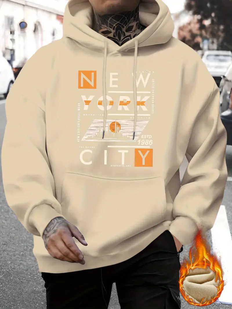 KLJnmbb Orka Print Hoodie Voor Mannen Sweatshirt Losse KLJnmbb Orka Print Hoodie Voor Mannen Sweatshirt Losse