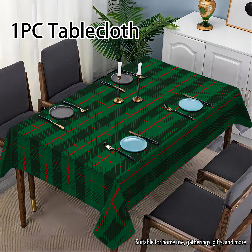 

Jit Christmas Joy - Design Polyester Tablecloth, Woven, Machine Made Rectangle Cover For Dining & Party Decor, Easy Clean & Quick Dry, Suitable For Tables & Buffets, 1pc