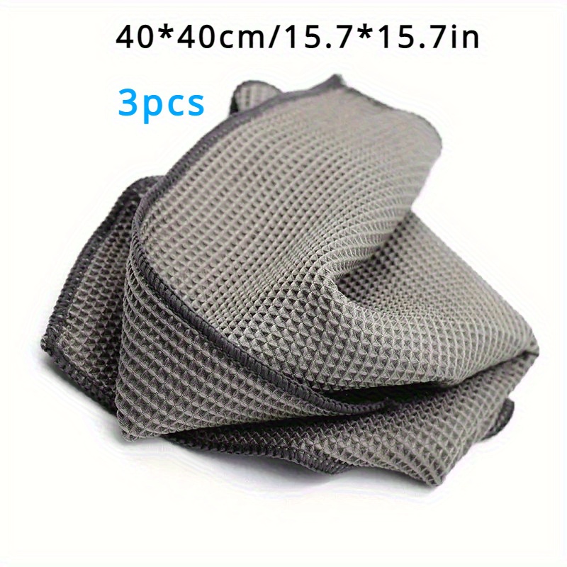 TEMU Paquete Múltiple de Toallas de Limpieza para Coche , Toalla para Vidrios de Coche, Microfibra de Panal, Toalla de de Coche tipo , Paño de