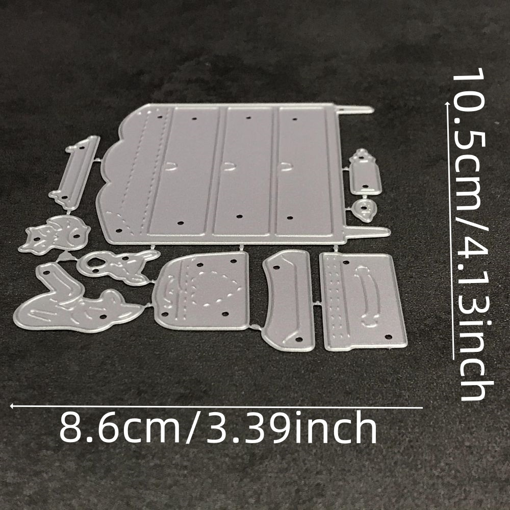 Image of 1pc Of New Craft Metal Cutting Die Mold For Room Decoration, Suitable For Paper Crafting, Includes Knife Mold, Blade Punch, And Stencils