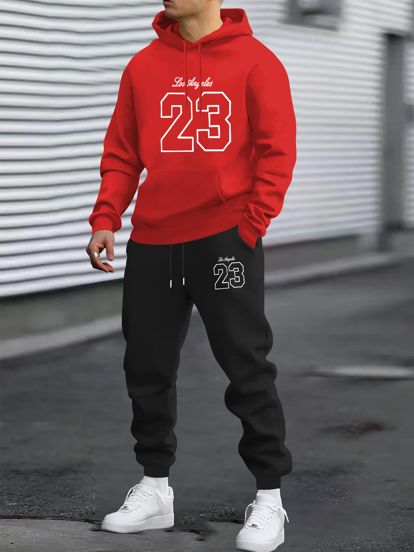 Sudaderas Con Capucha Y Pantalon De Chándal Para Hombr Con