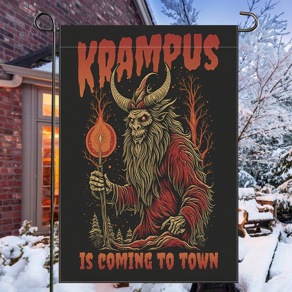 

1pc, Is To , 12x18in, Double- Polyester , Christmas , Decoration, No Flagpole Required