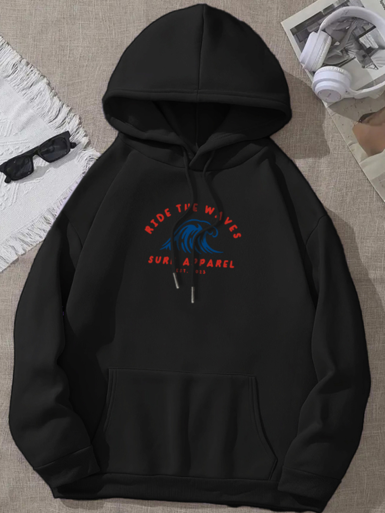 Fashionable and Trendy Women's Hoodie Sweatshirt with Printed Design for Autumn and Winter_voghion.com