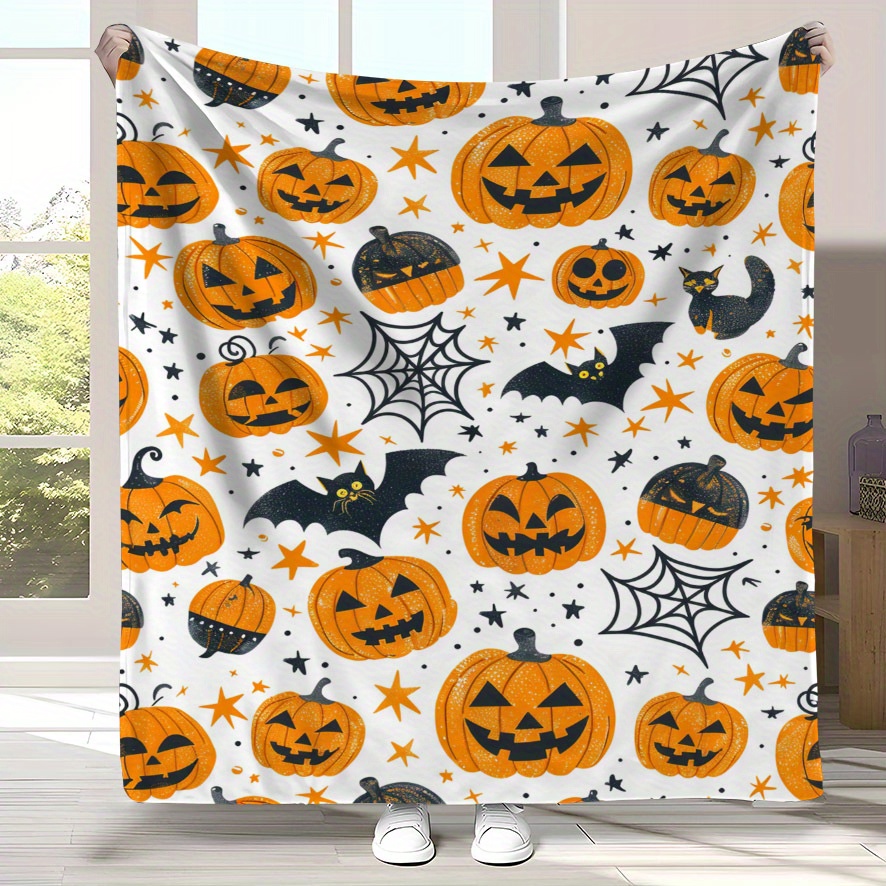 

Flannel Halloween Blanket - , & For , Bed, | All-