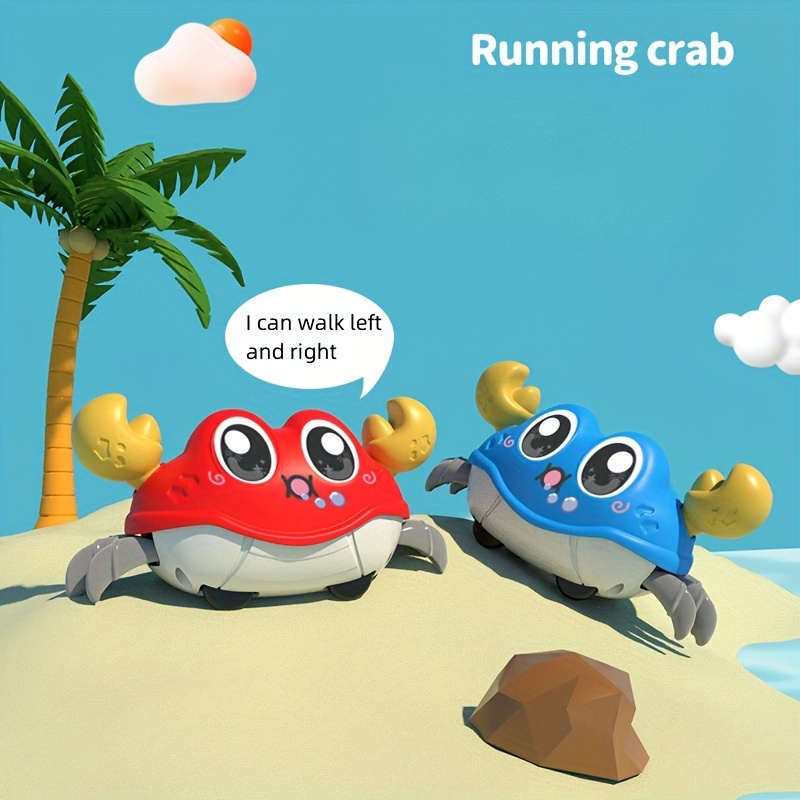 2pcs Reversible Crab Back-and-Forth Animal Car Toy