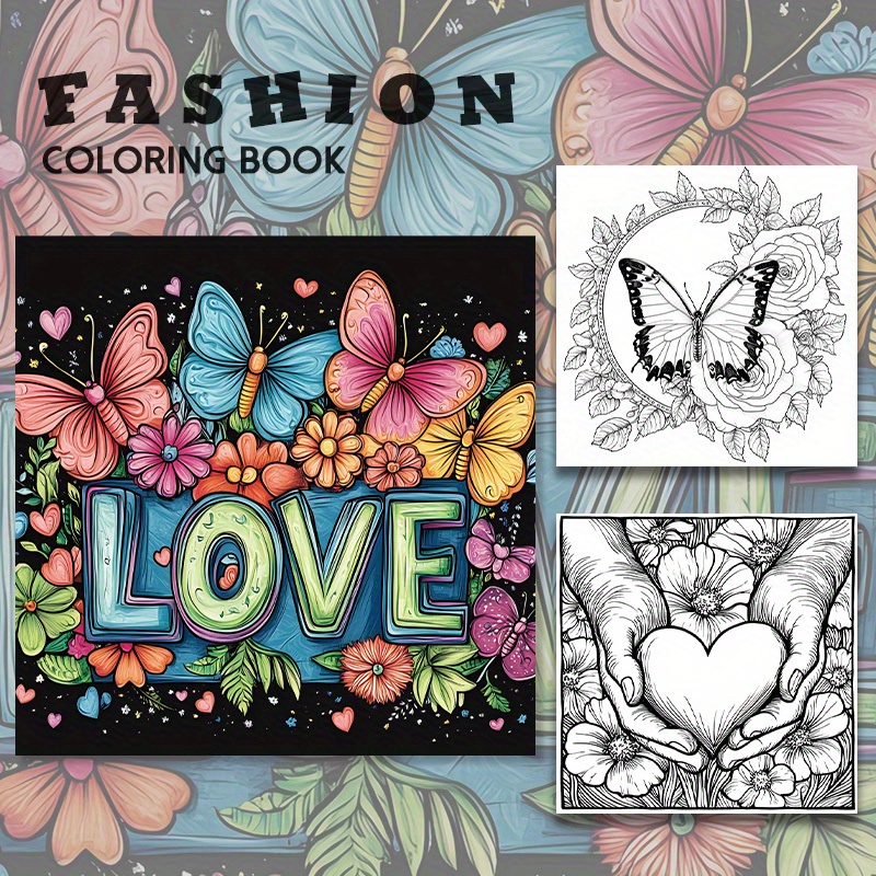 Image of Premium Edition Coloring Book With A - 22 Sturdy Pages, And Soothing Art Experience, Ideal For Halloween, Christmas, Birthdays, And New Year Presents