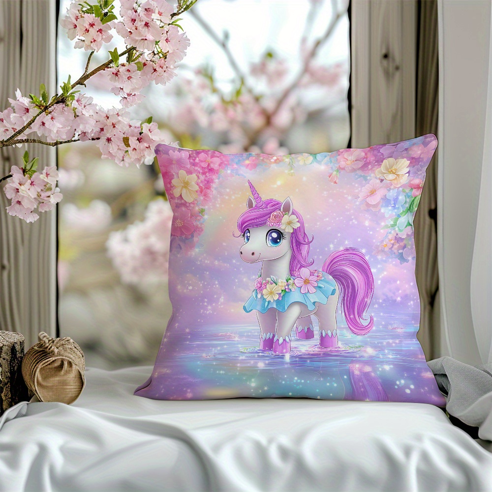 

Unicorn & - , For Sofa, Bed, Car Decor ( Not Included)