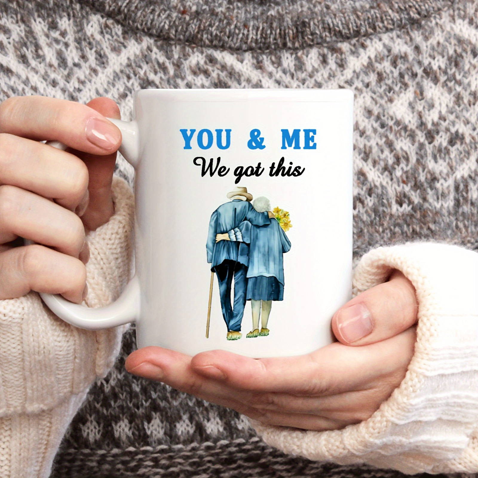 

1pc, Grade 3a, 11 Oz Coffee Mug, Couple, , ', Wedding Anniversary Gifts, Gifts For Her, His Wife, Husband, Wedding Shower Birthday Valentine's Day Gifts, Gifts For Couples, , ,