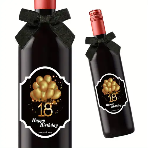 Etichette Adesive Per Bottiglie Vino XPEX - 8 Pezzi Arcobaleno, Impermeabili, Per Feste - Foto 6