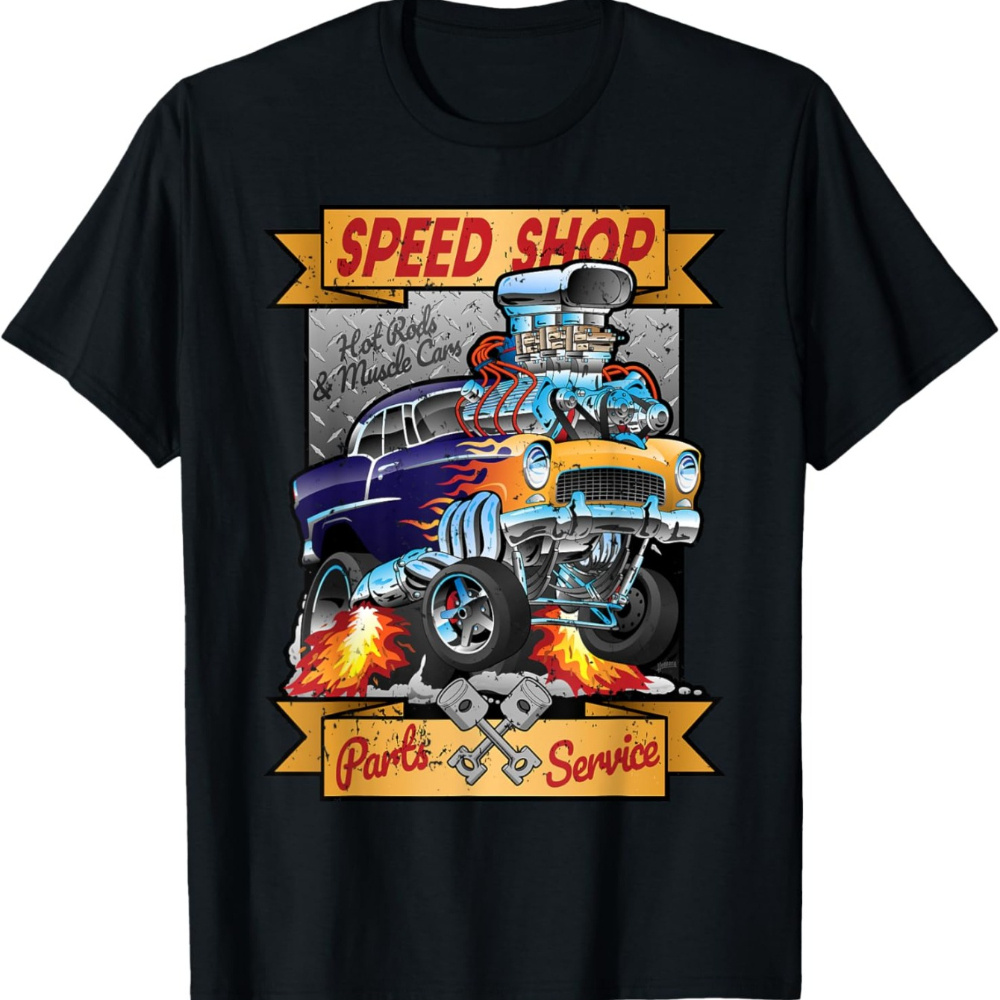 

Retro Muscle Car Men's T-shirt – Shop Cartoon Graphic Tee