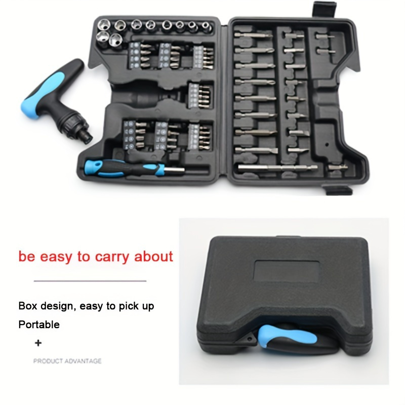 

63 Pcs Set - Screwdrivers - Including , , , Hexagonal , Etc. - Steel, Non Household Tool