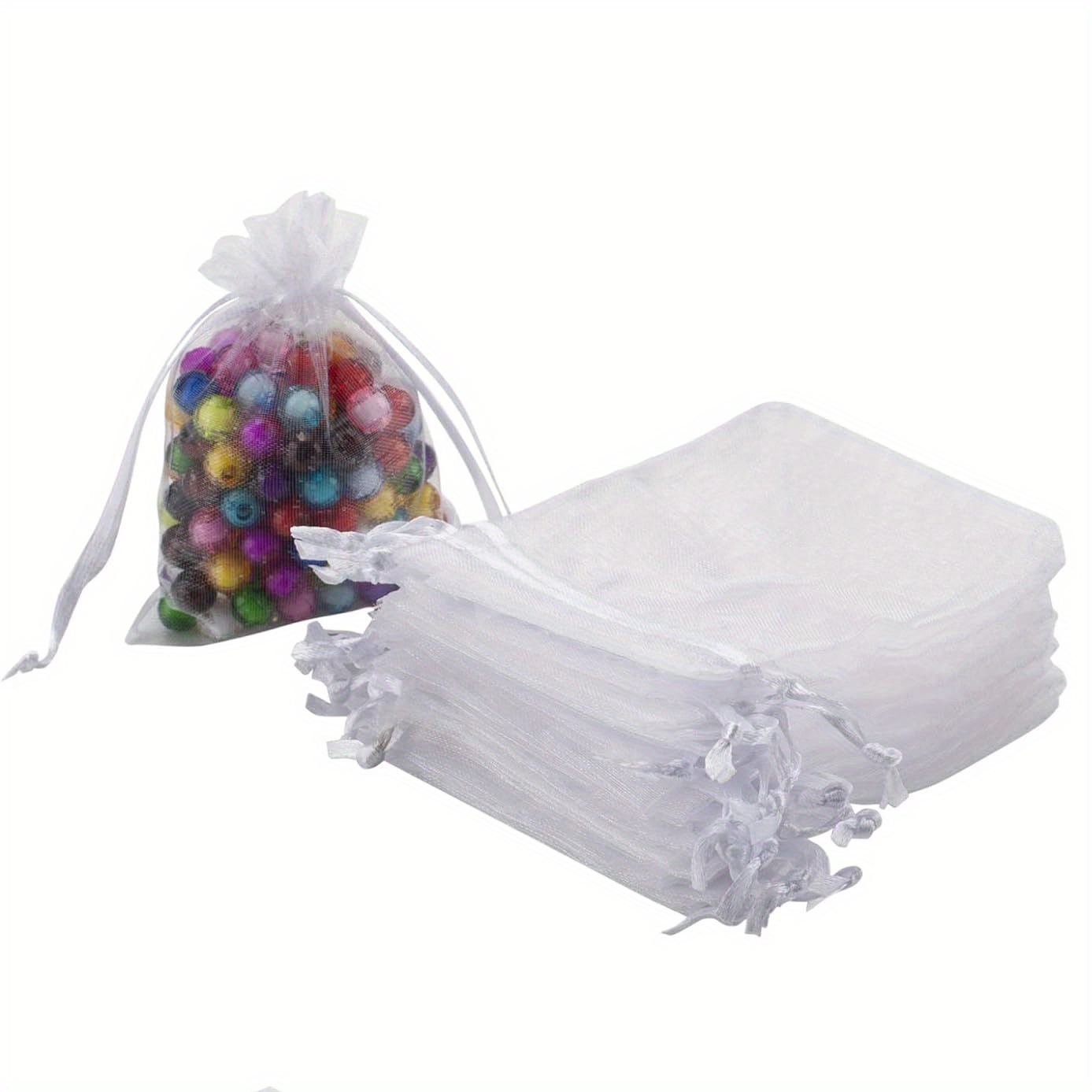 

100pcs , 3.9x5.9inch Drawstring, Pouches For Jewelry, , , , Christmas Favors, Presents,