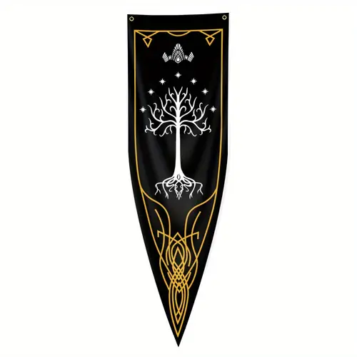 inspired single sided printed flag 18x59in durable polyester with grommets for easy hanging dorms parties home garden decor