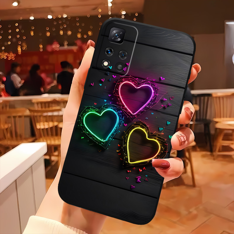 TEMU Mobile Phone Case For Xiaomi Note 10 10s 10a 10c 11 Pro 11s 12 12c 12s 13c 13 Pro 5g 14c Soft Protective Case Fashion Printing Couple Holiday