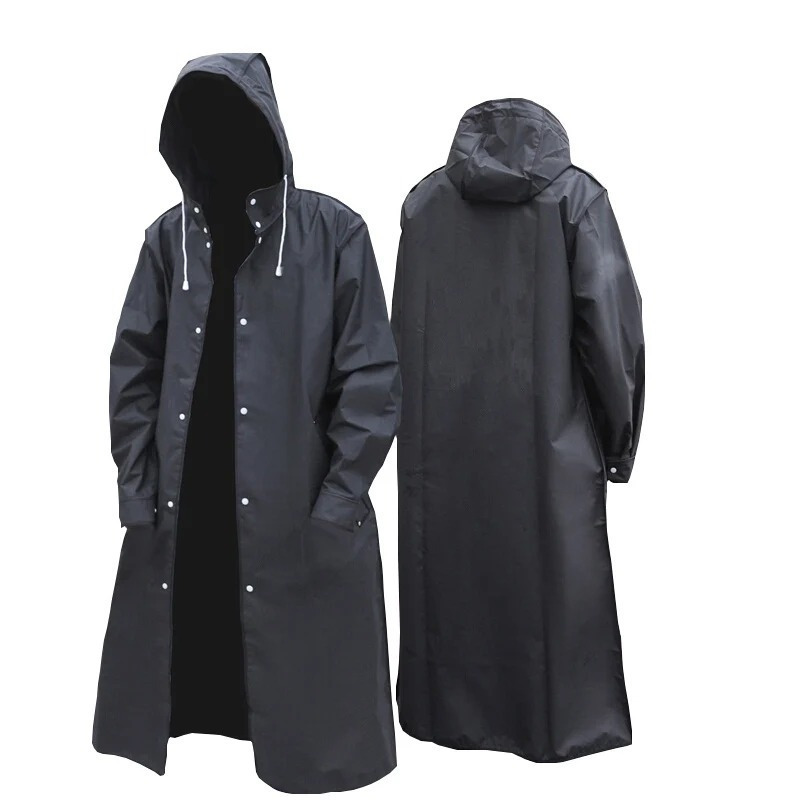 Couverture Imperméable Extra-longue – Capuche – Équipement Camping Randonnée